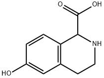 6-Hydroxy-1,2,3,4-tetrahydroisoquinoline-1-carboxylic acid Structural