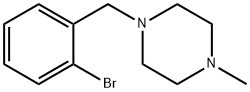 1-(3-Bromobenzyl)-4-methylpiperazine Structural