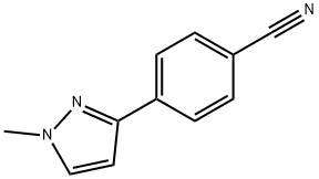 4-(1-Methyl-1H-pyrazol-3-yl)benzonitrile,4-(1-Methyl-1H-pyrazol-3-yl)benzonitrile 97%