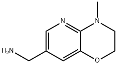 (4-methyl-3,4-dihydro-2h-pyrido[3,2-b][1,4]oxazin-7-yl)methylamine Structural