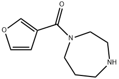 1-(3-furoyl)-1,4-diazepane Structural