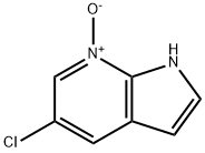 1H-pyrrolo[2,3-b]pyridine, 5-chloro-, 7-oxide Structural