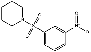 1-(3-NITROPHENYLSULFONYL)PIPERIDINE Structural