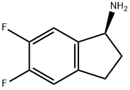 (S)-5,6-DIFLUORO-INDAN-1-YLAMINE Structural