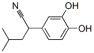 Valeronitrile, 2-(3,4-dihydroxyphenyl)-4-methyl- (7CI) Structural