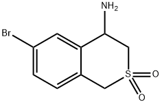 6-bromo-3,4-dihydro-1H-S,S-Di-oxo-isothiochromen-4-amine hydrochloride