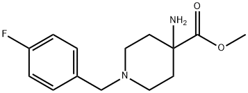 4-AMINO-1-(4-FLUORO-BENZYL)-PIPERIDINE-4-CARBOXYLIC ACID METHYL ESTER DIHYDROCHLORIDE