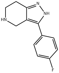 3-(4-FLUOROPHENYL)-4,5,6,7-TETRAHYDRO-2H-PYRAZOLO[4,3-C]PYRIDINE
