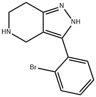 3-(2-BROMOPHENYL)-4,5,6,7-TETRAHYDRO-2H-PYRAZOLO[4,3-C]PYRIDINE
