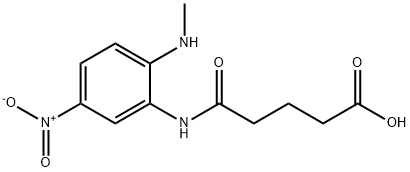 GLUTARIC ACID-2-METHYLAMINO-5-NITROMONOANILIDE Structural