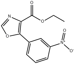 Ethyl 5-(3-nitrophenyl)oxazole-4-carboxylate Structural