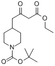 TERT-BUTYL 4-(3-(ETHOXYCARBONYL)-2-OXOPROPYL)PIPERIDINE-1-CARBOXYLATE Structural