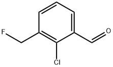 2-CHLORO-3-FLUOROMETHYLBENZALDEHYDE Structural