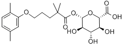 GEMFIBROZIL 1-O--GLUCURONIDE Structural