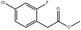 methyl 2-(4-chloro-2-fluorophenyl)acetate Structural