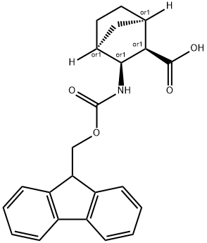 FMOC-3-ENDO-AMINOBICYCLO[2.2.1]HEPTANE-2-ENDO-CARBOXYLIC ACID Structural