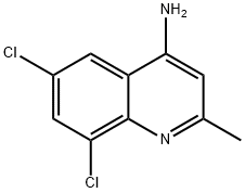 4-AMINO-6,8-DICHLORO-2-METHYLQUINOLINE Structural