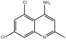 4-AMINO-5,7-DICHLORO-2-METHYLQUINOLINE Structural