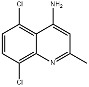 4-AMINO-5,8-DICHLORO-2-METHYLQUINOLINE Structural