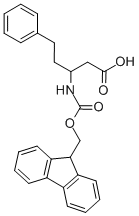 3-(9 H-FLUOREN-9-YLMETHOXYCARBONYLAMINO)-5-PHENYL-PENTANOIC ACID Structural