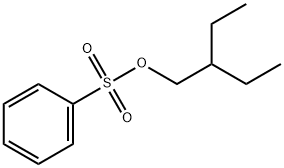 Benzenesulfonic acid, 2-ethylbutyl ester Structural