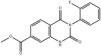 METHYL 3-(2-FLUOROPHENYL)-2,4-DIOXO-1,2,3,4-TETRAHYDROQUINAZOLINE-7-CARBOXYLATE