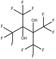 HEXAFLUORO-2,3-BIS(TRIFLUOROMETHYL)BUTANE-2,3-DIOL Structural