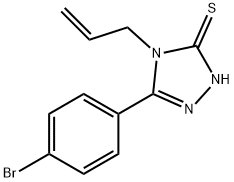 4-ALLYL-5-(4-BROMOPHENYL)-4H-1,2,4-TRIAZOLE-3-THIOL Structural