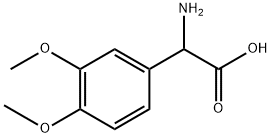 AMINO-(3,4-DIMETHOXY-PHENYL)-ACETIC ACID Structural