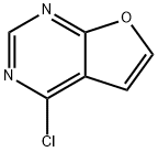 4-chlorofuro[2,3-d]pyrimidine Structural