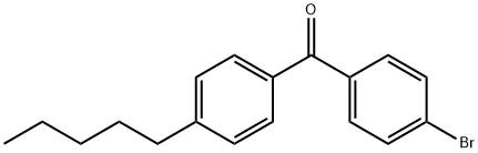 4-BROMO-4'-N-PENTYLBENZOPHENONE Structural