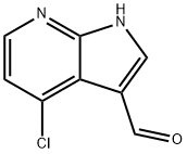 1H-Pyrrolo[2,3-b]pyridine-3-carboxaldehyde, 4-chloro- Structural