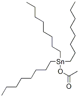 (acetoxy)trioctylstannane Structural