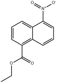 5-NITRO-NAPHTHALENE-1-CARBOXYLIC ACID ETHYL ESTER Structural