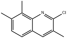 2-CHLORO-3,7,8-TRIMETHYLQUINOLINE Structural