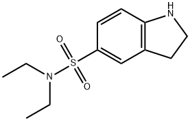 N,N-DIETHYLINDOLINE-5-SULFONAMIDE Structural