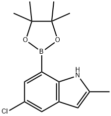 5-CHLORO-2-METHYL-7-(4,4,5,5-TETRAMETHYL-1,3,2-DIOXABOROLAN-2-YL)-1H-INDOLE