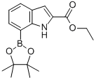 1H-INDOLE-2-CARBOXYLIC ACID, 7-(4,4,5,5-TETRAMETHYL-1,3,2-DIOXABOROLAN-2-YL)-, ETHYL ESTER