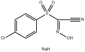 SODIUM (4-CHLOROPHENYL)[2-NITRILO(OXIDO)ETHANIMIDOYL]DIOXO-LAMBDA6-SULFANE Structural