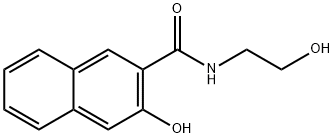 2-HYDROXY-3-NAPHTHOIC ACID ETHANOLAMIDE Structural