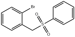 1-(BENZENESULFONYLMETHYL)-2-BROMOBENZENE Structural