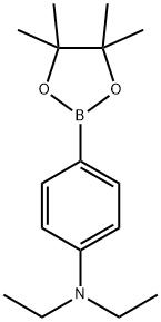 N,N-Diethyl-4-(4,4,5,5-tetramethyl-1,3,2-dioxaborolan-2-yl)aniline Structural