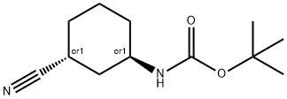 trans-1-(Boc-aMino)-3-cyanocyclohexane, 97% Structural