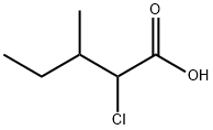 S-2-Chloro-3-methylvaleric acid Structural