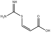 (Z)-3-[(AMINOIMINOMETHYL)THIO]PROP-2-ENOIC ACID SULFATE Structural