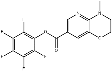 Pentafluorophenyl 4-methyl-3,4-dihydro-2H-pyrido[3,2-b][1,4]oxazine-7-carboxylate Structural