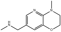 7-[(Methylamino)methyl]-4-methyl-3,4-dihydro-2H-pyrido[3,2-b][1,4]oxazine Structural