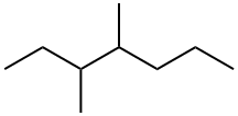 3,4-DIMETHYLHEPTANE Structural