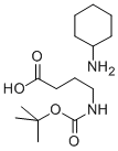 BOC-4-AMINOBUTYRIC ACID CHA SALT Structural