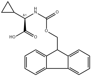 FMOC-D-CYCLOPROPYLGLYCINE Structural